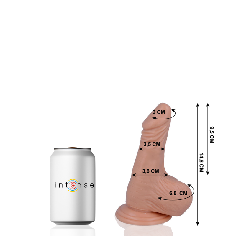 MR INTENSE - 1 DILDO REALISTA 14.6 CM x 3.5 CM - Sex Shop Sexy