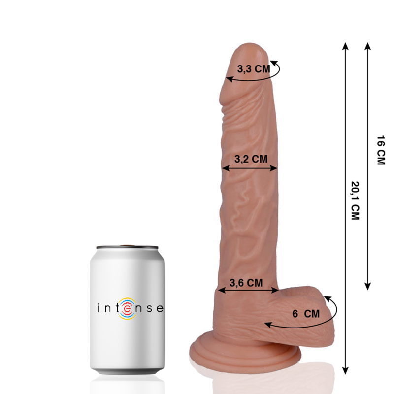 MR INTENSE - 21 DILDO REALISTA 20.1 CM x 3.2 CM - Sex Shop Sexy