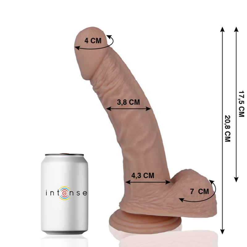 MR INTENSE - 23 DILDO REALISTA 20.8 CM x 3.8 CM - Sex Shop Sexy