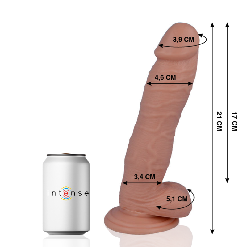 MR INTENSE - 24 DILDO REALISTA 21 CM x 4.6 CM - Sex Shop Sexy