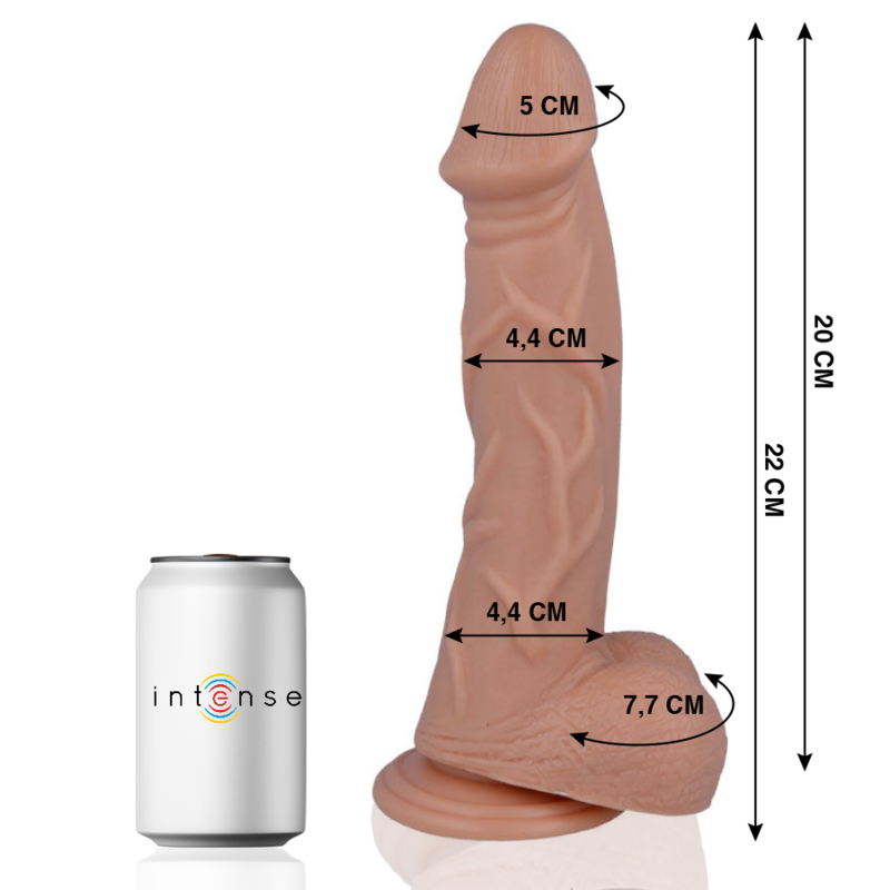 MR INTENSE - 26 DILDO REALISTA 22 CM x 4.4 CM - Sex Shop Sexy