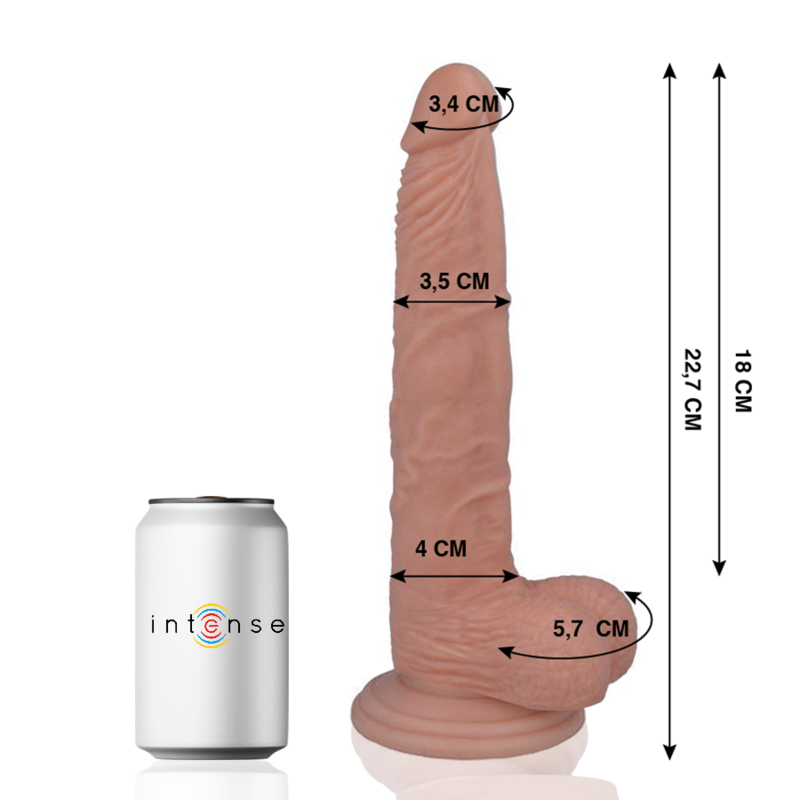 MR INTENSE - 29 DILDO REALISTA 22.7 CM x 3.5 CM - Sex Shop Sexy