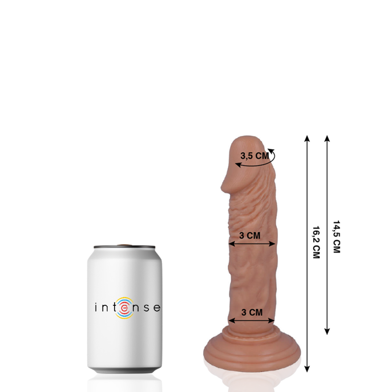 MR INTENSE - 3 DILDO REALISTA 16.2 CM x 3 CM - Sex Shop Sexy