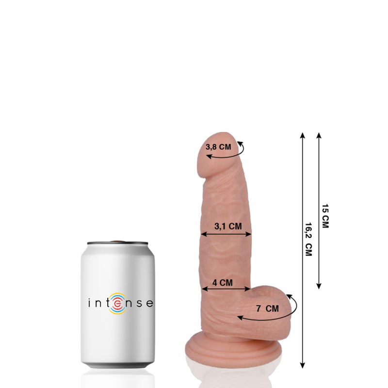 MR INTENSE - 4 DILDO REALISTA 16.2 CM x 3.1 CM - Sex Shop Sexy