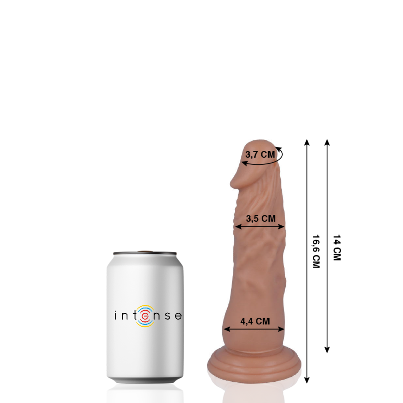 MR INTENSE - 6 DILDO REALISTA 16.6 CM x 4.4 CM - Sex Shop Sexy