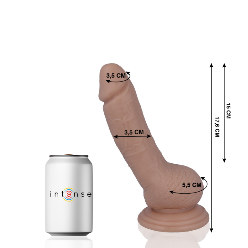MR INTENSE - 8 DILDO REALISTA 17.6 CM x 3.5 CM - Sex Shop Sexy
