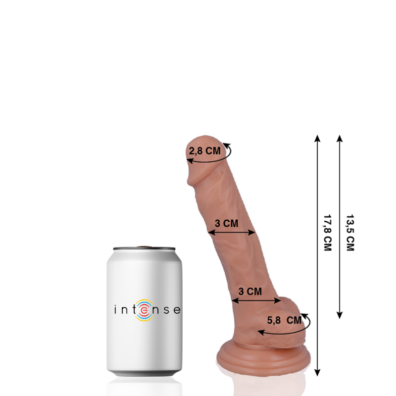 MR INTENSE - 9 DILDO REALISTA 17.8 CM x 3 CM - Sex Shop Sexy
