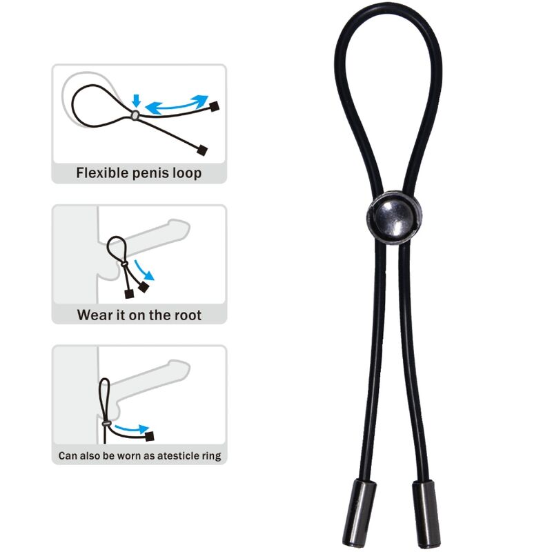 PRETTY LOVE - CORDA ANEL PARA PÊNIS E TESTÍCULOS
