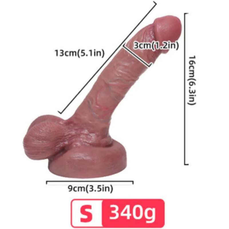 ARMONY - DILDO SILICONA LÍQUIDO REALISTA 13 CM