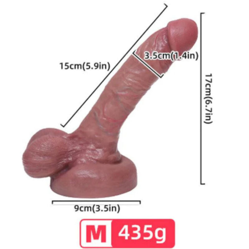 ARMONY - DILDO SILICONA LÍQUIDO REALÍSTICO 15 CM