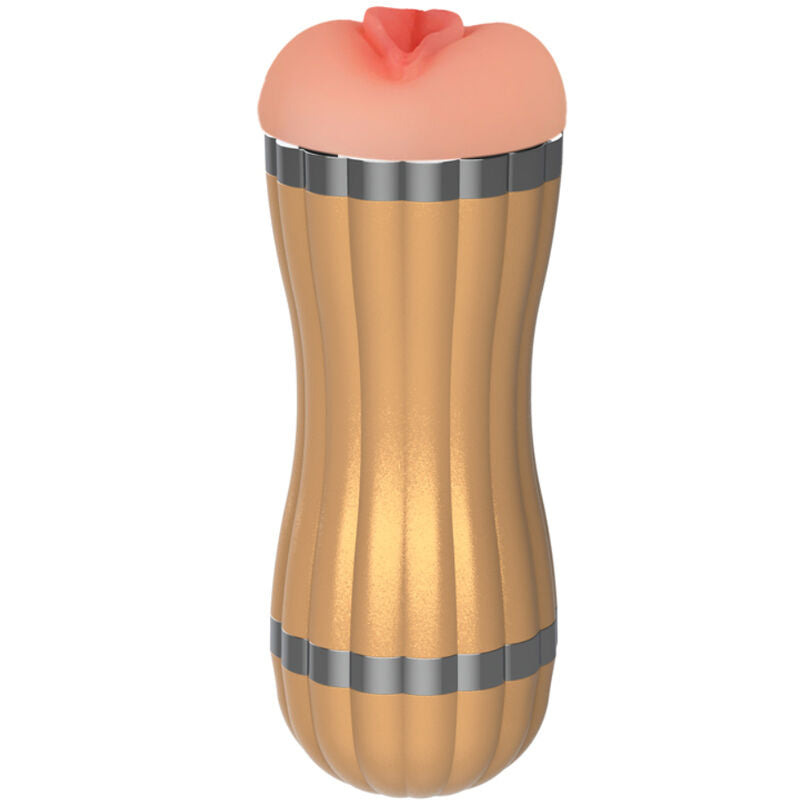 ARMONY - BEVIS MASTURBADOR DUPLO VAGINA Y BOCA DOURADO