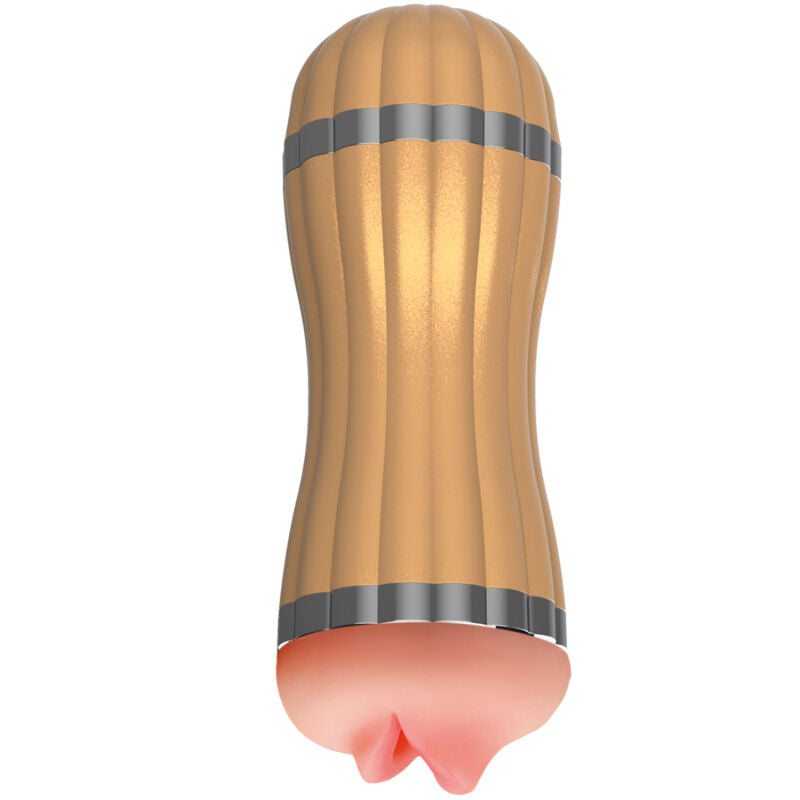 ARMONY - BEVIS MASTURBADOR DUPLO VAGINA Y BOCA DOURADO