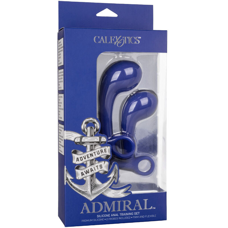 CALEXOTICS - ADMIRAL CONJUNTO 2 PLUGS ANAIS AZUIS