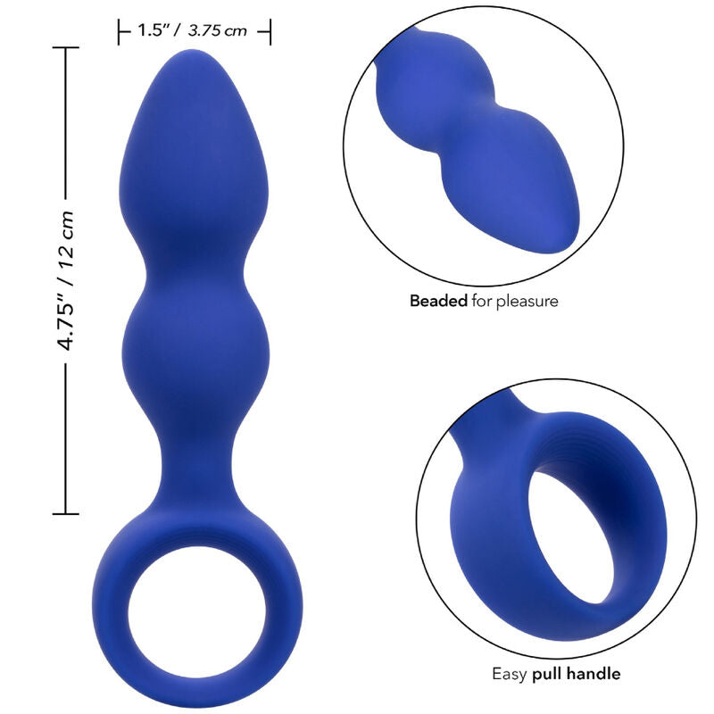 CALEXOTICS - ADMIRAL PLUG ANAL AVANÇADO AZUL