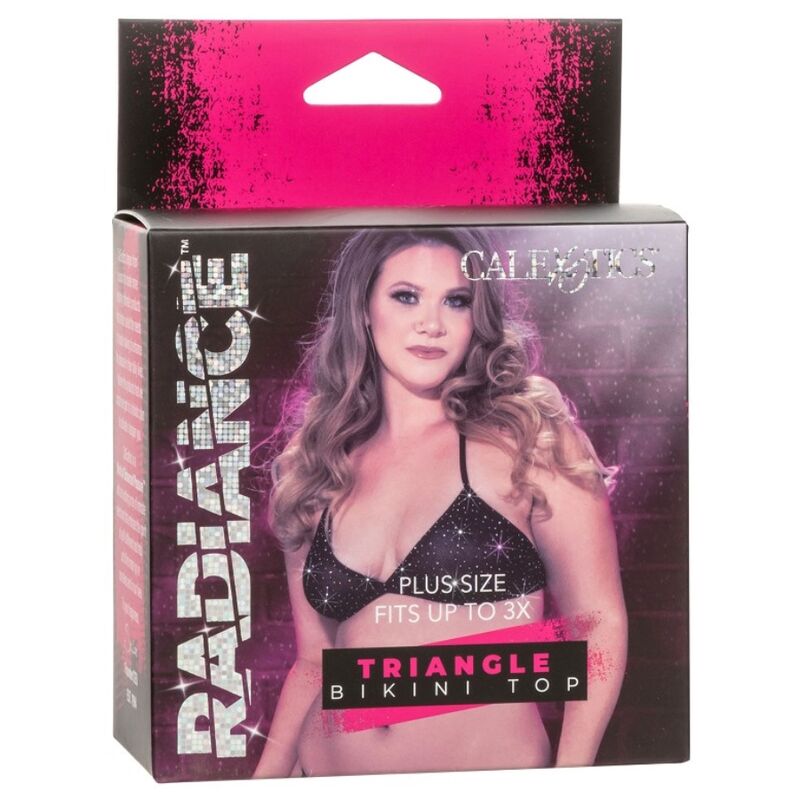 CALEXOTICS - RADIANCE TOP BIQUINI TRINGULO RHINE TALLA GRANDE