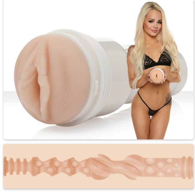FLESHLIGHT - ELSA JEAN VAGINA SABOROSA + LANÇAMENTO UNIVERSAL + LUBRIFICANTE AQUA CALIDAD 50 ML