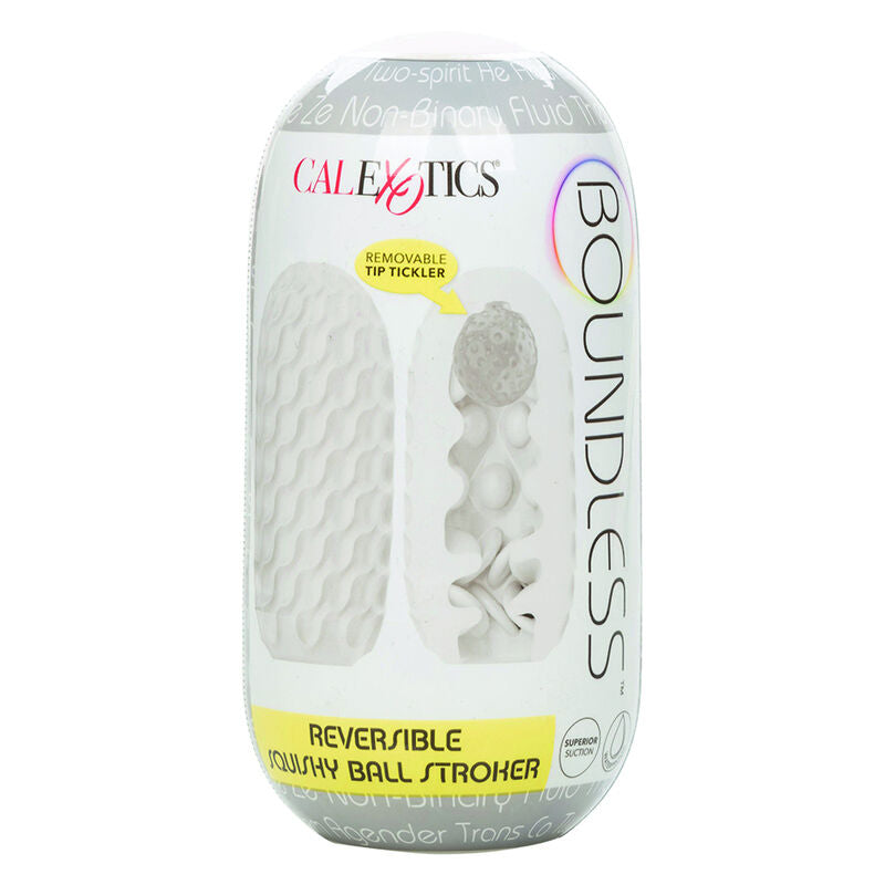 CALEXOTICS - BOUNDLESS STROKER MACIO REVERSÍVEL CINZENTO