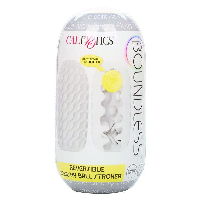 CALEXOTICS - BOUNDLESS STROKER MACIO REVERSÍVEL AMARELO