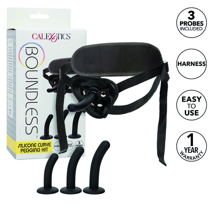 CALEXOTICS - BOUNDLESS KIT DE PEGGING DE CURVA DE SILICONA