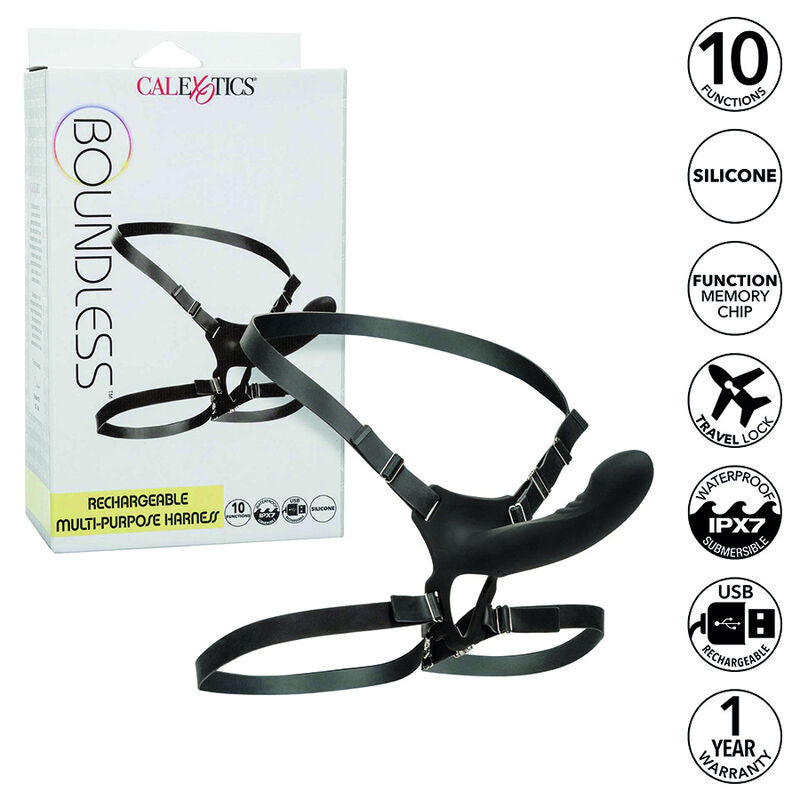 CALEXOTICS - ARNÉS SIN LÍMITES MULTIUSOS RECARGABLE