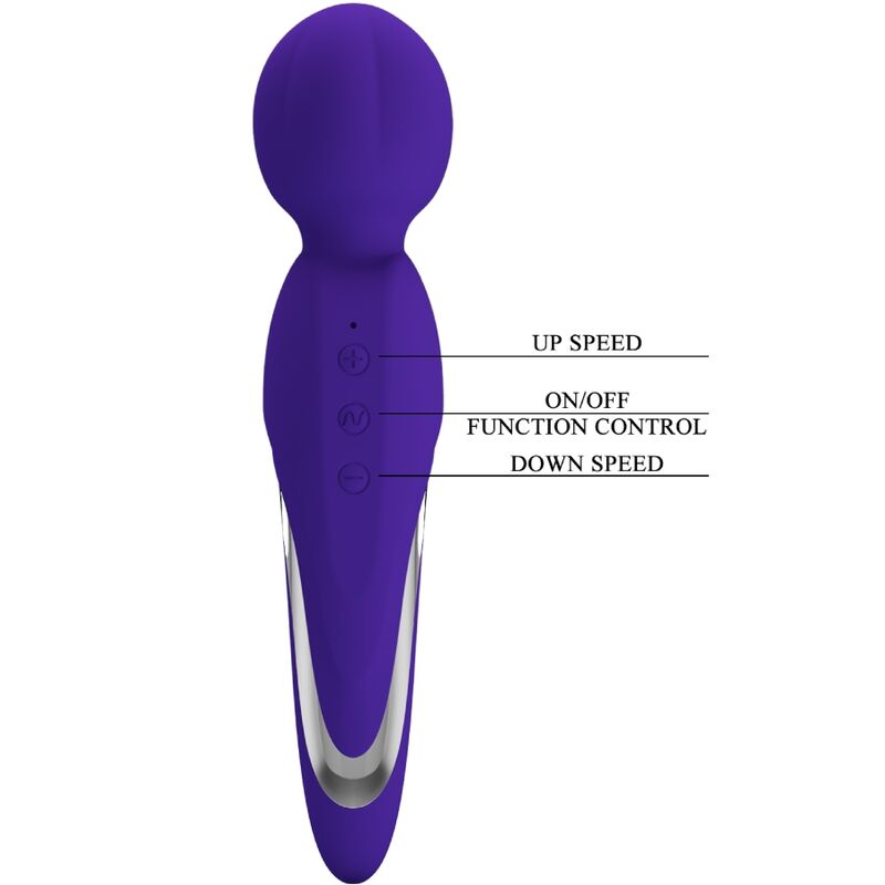 PRETTY LOVE - WALTER VIBRADOR WAND ROXO