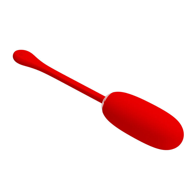 PRETTY LOVE - JULIUS OVO VIBRADOR IMPERMEÁVEL E RECARREGÁVEL VERMELHO