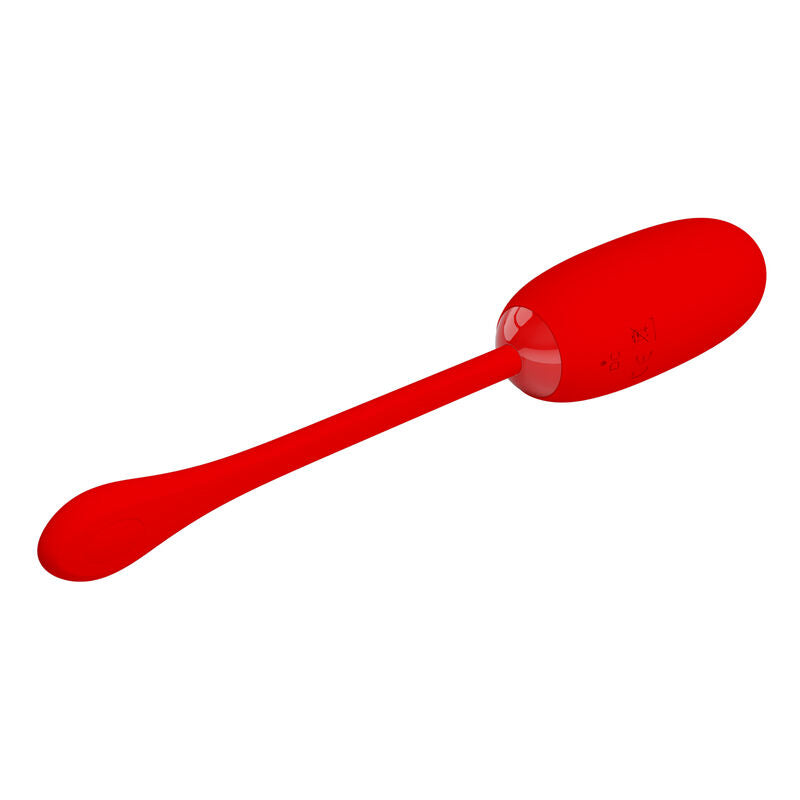 PRETTY LOVE - JULIUS OVO VIBRADOR IMPERMEÁVEL E RECARREGÁVEL VERMELHO