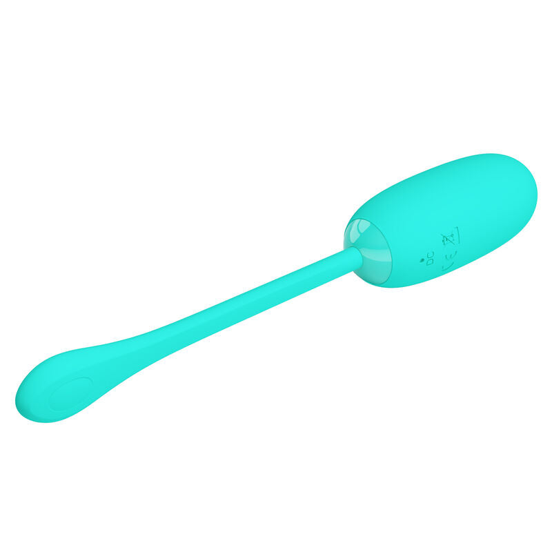 PRETTY LOVE - JULIUS OVO VIBRADOR IMPERMEÁVEL E RECARREGÁVEL VERDE ÁGUA