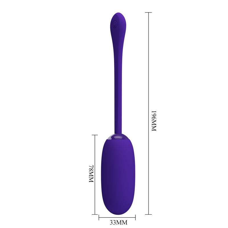 PRETTY LOVE - JULIUS OVO VIBRADOR IMPERMEÁVEL E RECARREGÁVEL LILÁS