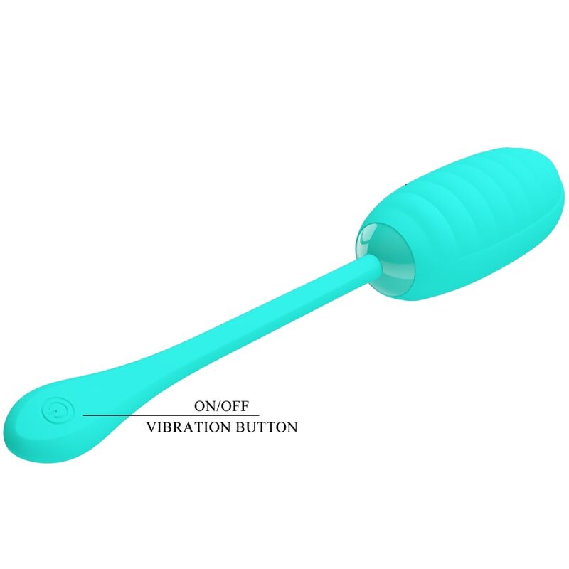 PRETTY LOVE - KIRK OVO VIBRADOR RECARREGÁVEL VERDE ÁGUA