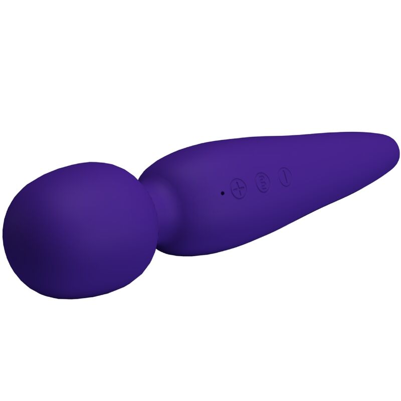 PRETTY LOVE - MASAJEADOR MAREDITH 12 MODOS DE VIBRAO ROXO
