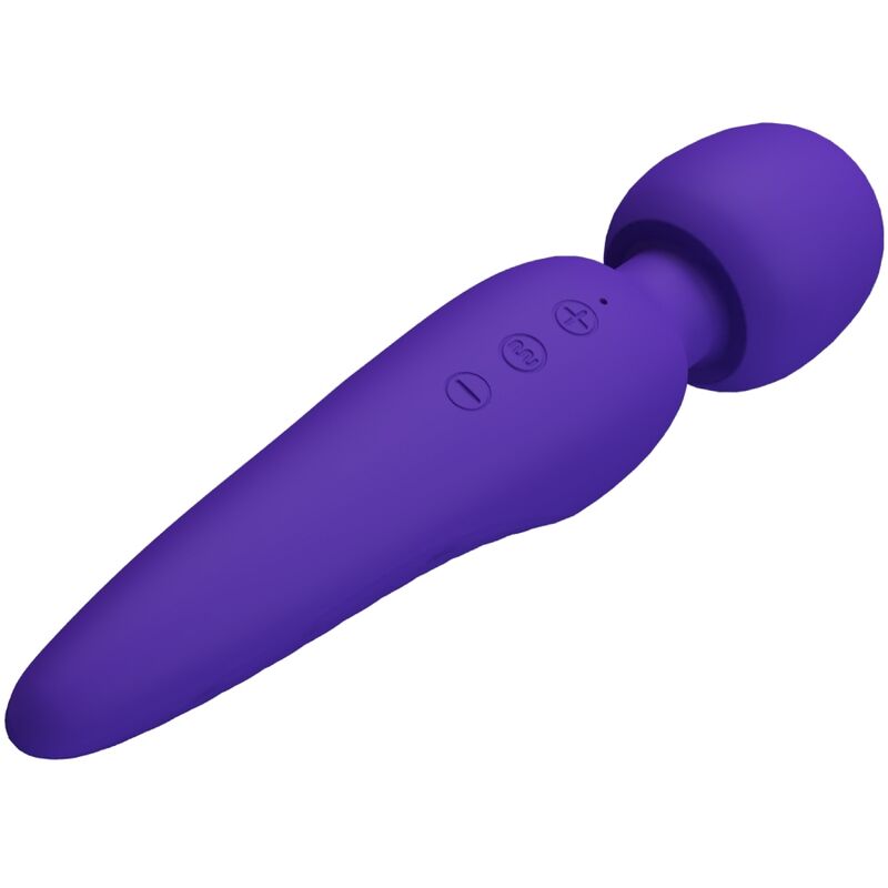 PRETTY LOVE - MASAJEADOR MAREDITH 12 MODOS DE VIBRAO ROXO