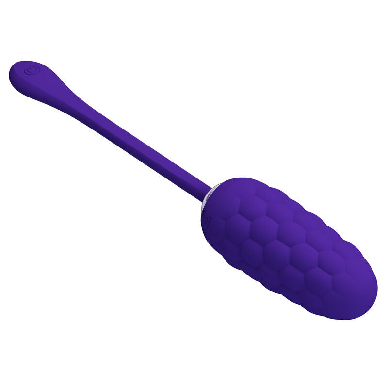PRETTY LOVE - OVO VIBRADOR COM TEXTURA MARINHA RECARREGÁVEL LILÁS