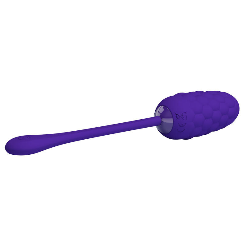 PRETTY LOVE - OVO VIBRADOR COM TEXTURA MARINHA RECARREGÁVEL LILÁS