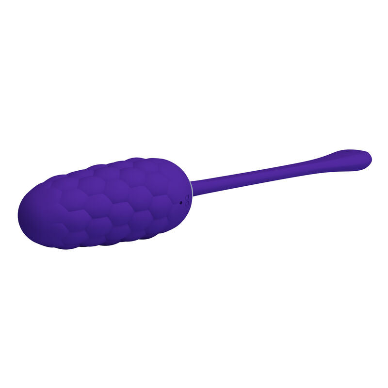 PRETTY LOVE - OVO VIBRADOR COM TEXTURA MARINHA RECARREGÁVEL LILÁS