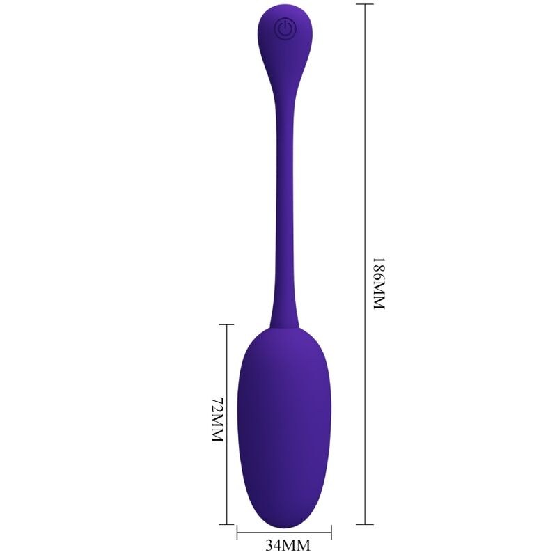 PRETTY LOVE - KNUCKER OVO VIBRADOR RECARREGÁVEL LILÁS