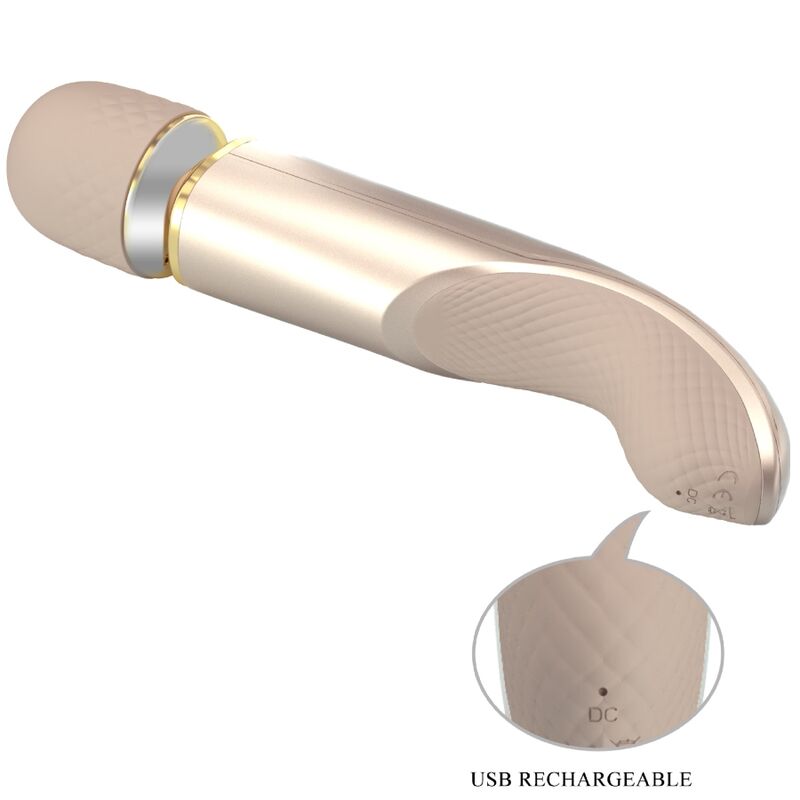 PRETTY LOVE - MASAJEADOR 7 MODOS DE VIBRAO CHAMPAGNE