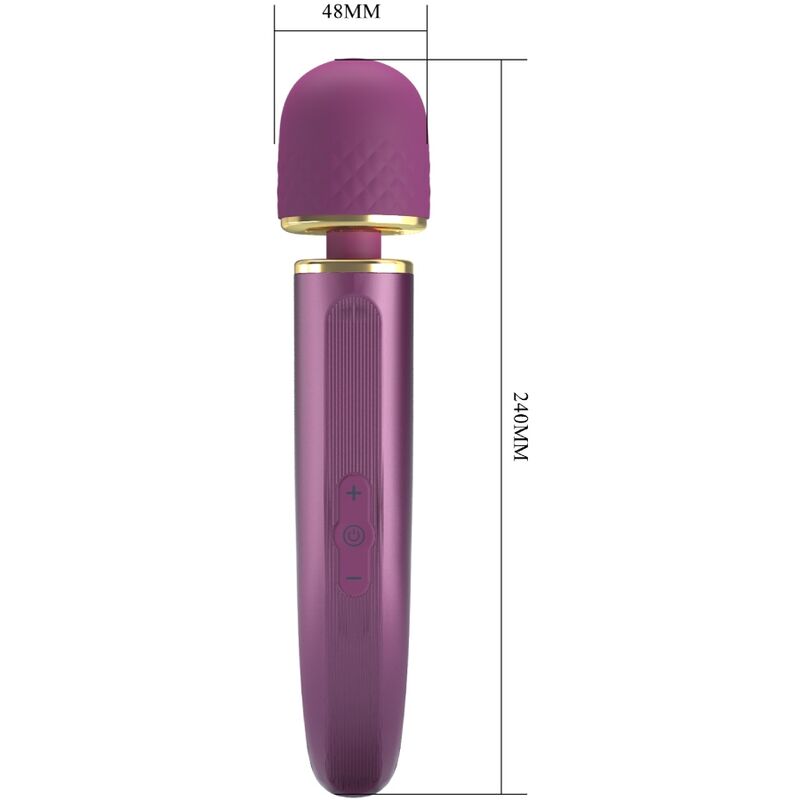 PRETTY LOVE - MASAJEADOR 7 MODOS DE VIBRAO ROXO