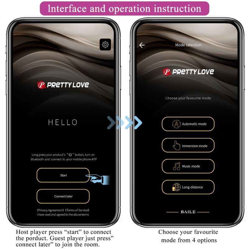 PRETTY LOVE - JAYLEEN VIBRADOR APP CONTROL REMOTO ROXO