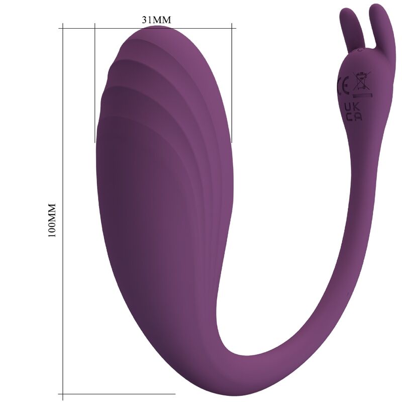 PRETTY LOVE - CATALINA VIBRADOR APP CONTROL REMOTO ROXO