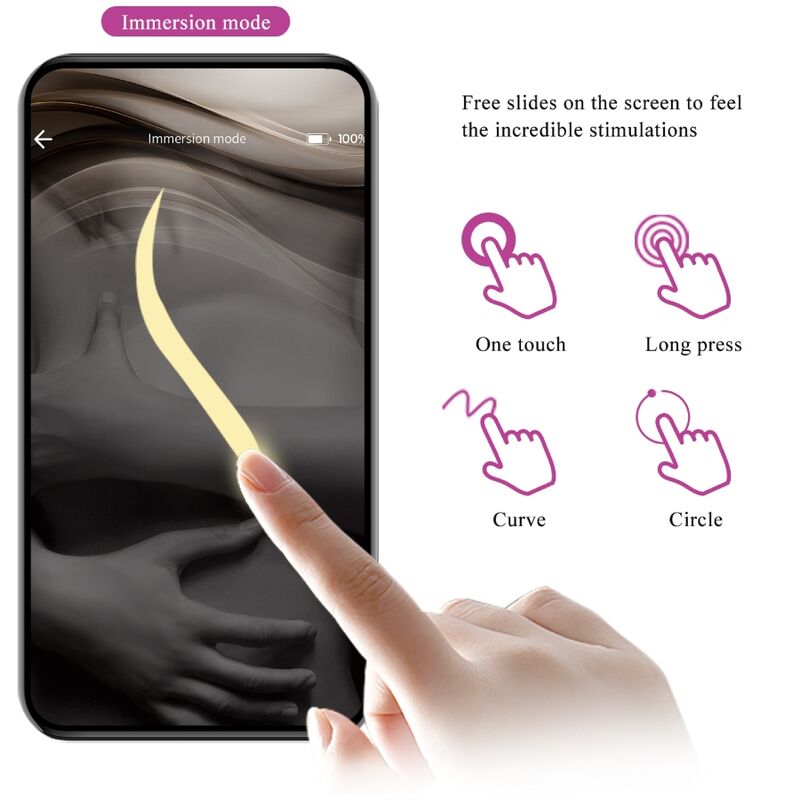 PRETTY LOVE - CATALINA VIBRADOR APP CONTROL REMOTO ROXO