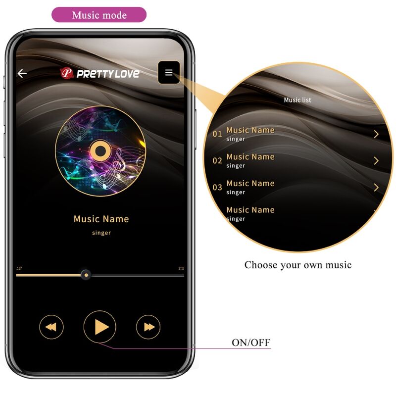 PRETTY LOVE - ELVIRA KEGEL BALLS APP CONTROL REMOTO ROXO