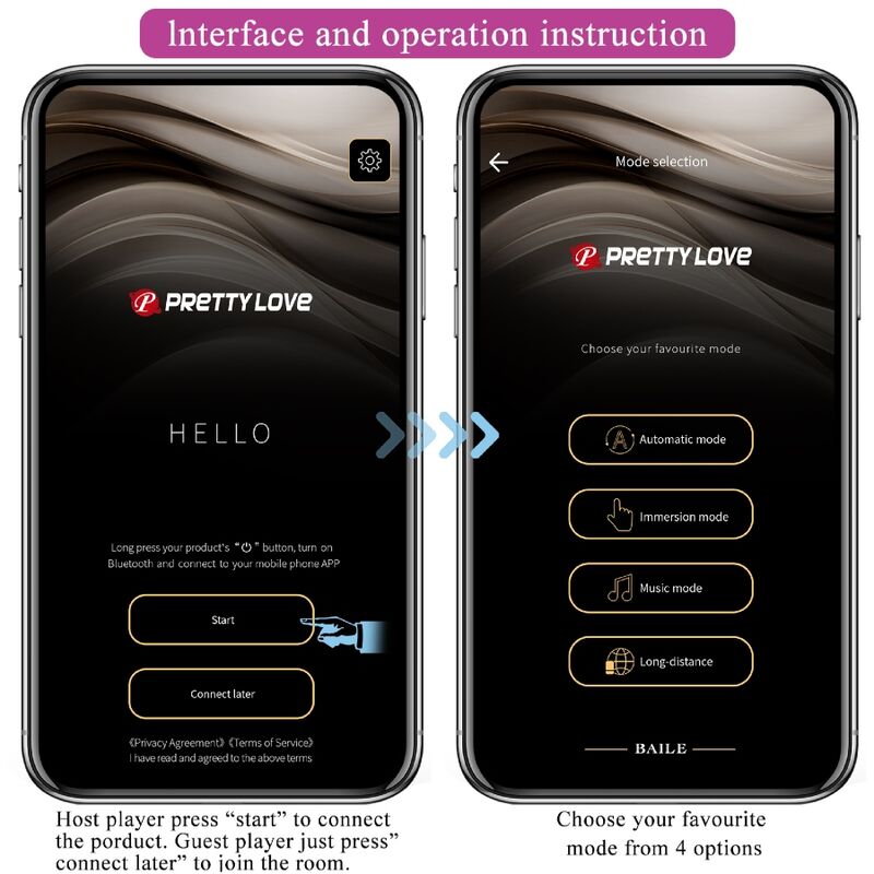 PRETTY LOVE - BILLY CONTROLE REMOTO VIBRATION ROXO APLICATIVO GRATUITO