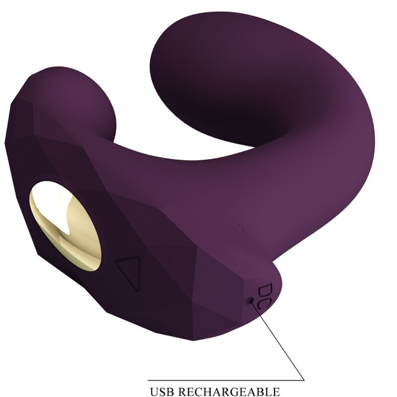 PRETTY LOVE - BILLY CONTROLE REMOTO VIBRATION ROXO APLICATIVO GRATUITO