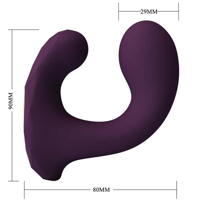 PRETTY LOVE - BILLY CONTROLE REMOTO VIBRATION ROXO APLICATIVO GRATUITO