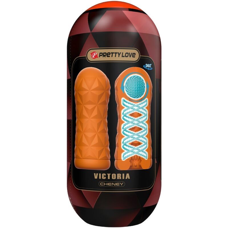 PRETTY LOVE - MASTURBADORA VICTORIA CHENEY LARANJA