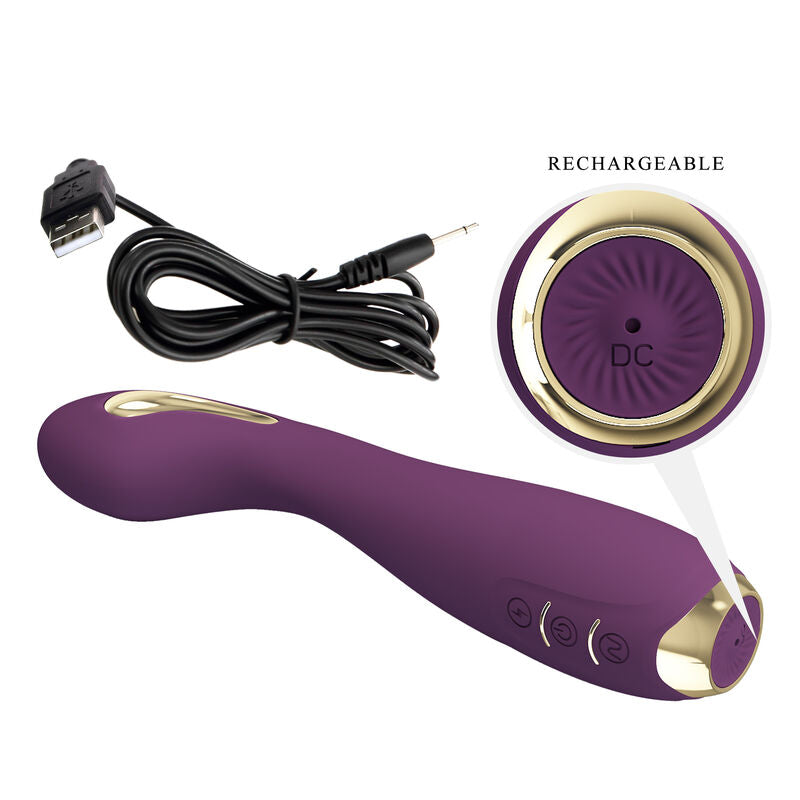 PRETTY LOVE - HECTOR VIBRADOR ELECTROSHOCK COM CONTROLO APP LILÁS