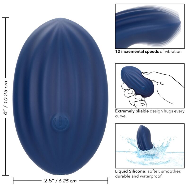 CALEXOTICS - CURVA DE TERCIOPELO DE CACHEMIRA AZUL