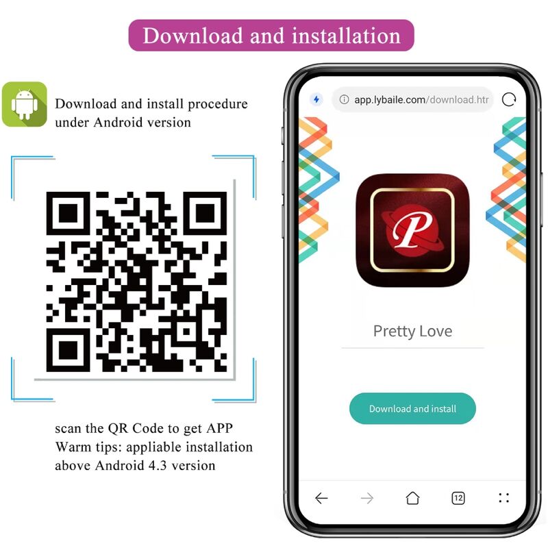 PRETTY LOVE - AUGUST VIBRADOR DUPLO PRAZER COM CONTROLO APP