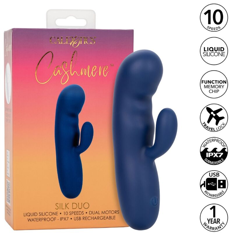 CALEXOTICS - DÚO DE SEDA Y CACHEMIRA AZUL